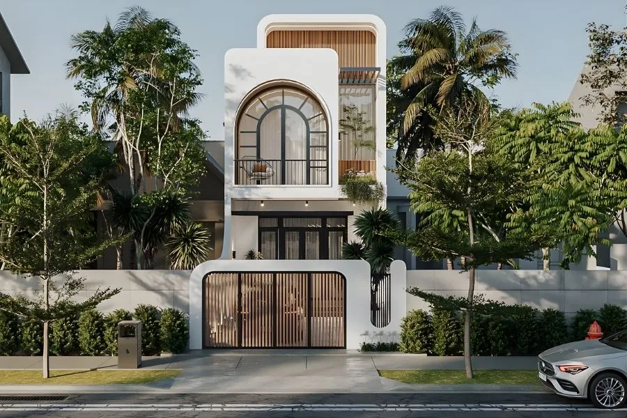 Nhà ống 2 tầng 4x15m 3 phòng ngủ có gác lửng