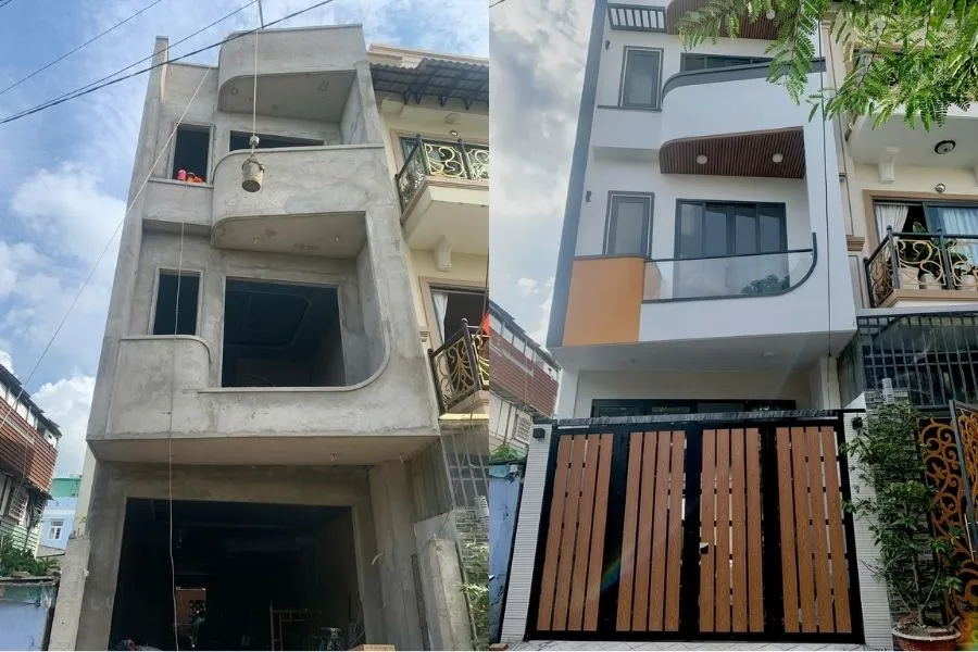 Nhà phố 3 tầng mặt tiền 5m