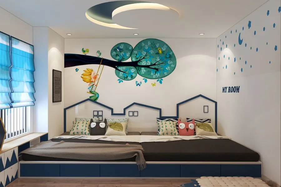 Phòng ngủ cho trẻ 2 - 5 tuổi