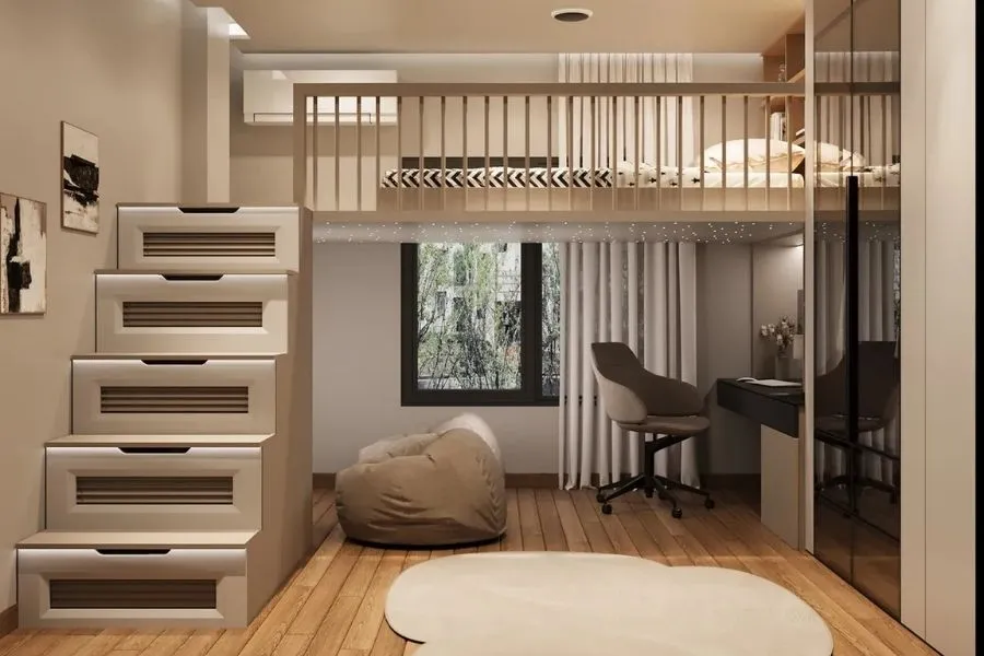 Phòng ngủ phụ cho con cái