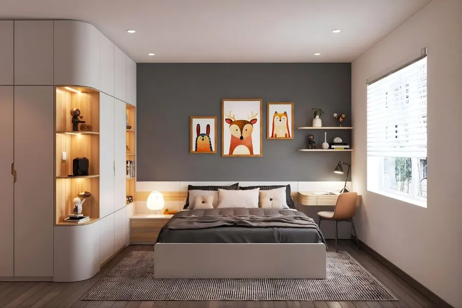 Phòng ngủ trẻ em Phong cách hiện đại