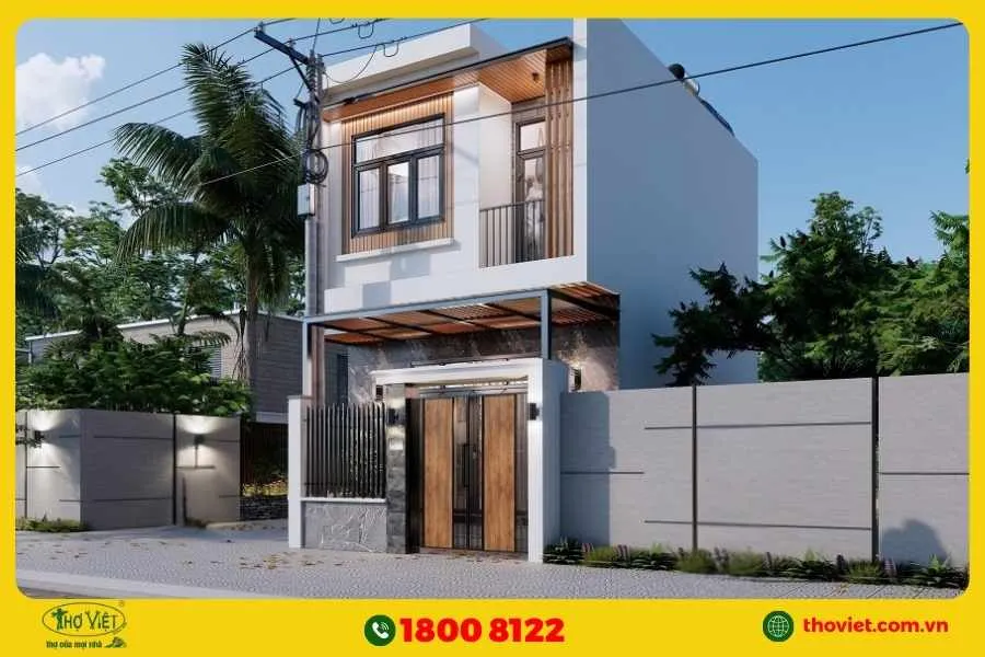 Mẫu thiết kế nhà 40m2 đơn giản 