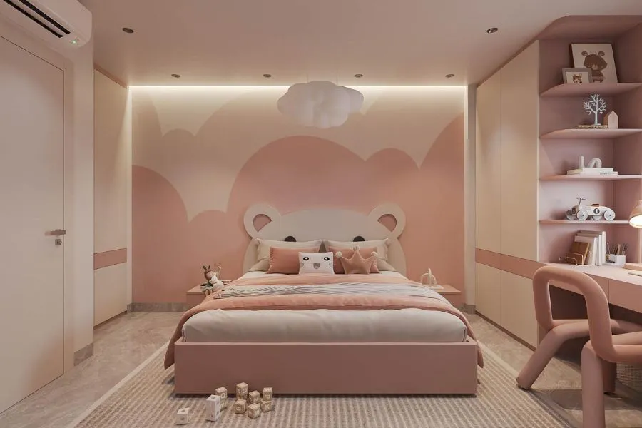 Thiết kế phòng ngủ cho bé gái