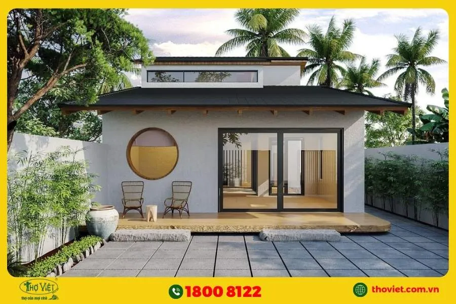 Mẫu nhà vườn đẹp ở nông thôn