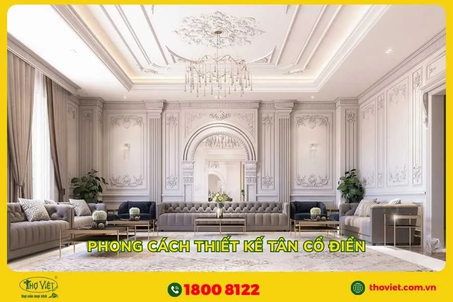 Phong cách thiết kế tân cổ điển