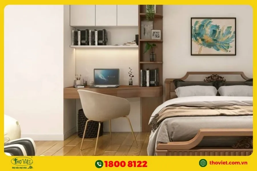 Phòng ngủ có bàn làm việc