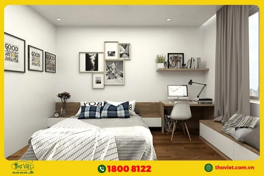 Phòng ngủ có bàn làm việc