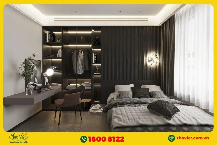 Phòng ngủ có bàn làm việc