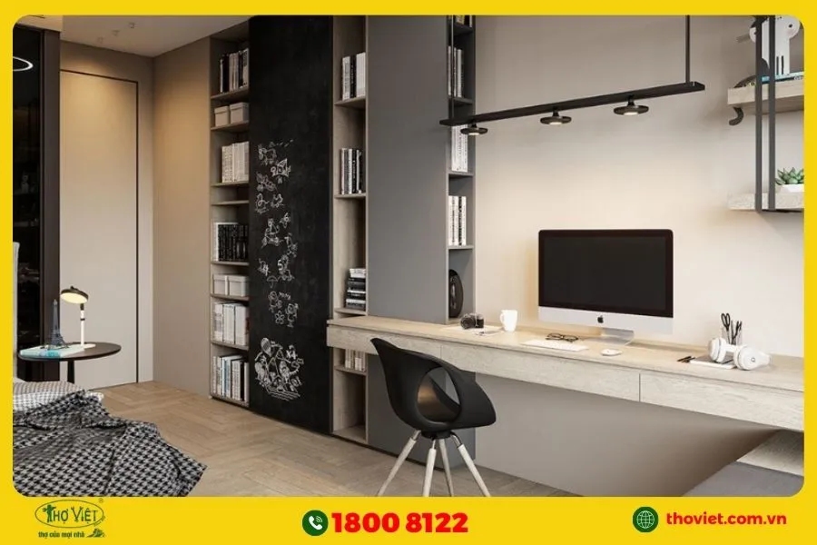Phòng ngủ có bàn làm việc