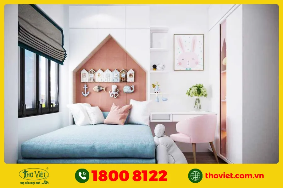 Mẫu phòng ngủ đẹp cho bé gái 15 tuổi số 7