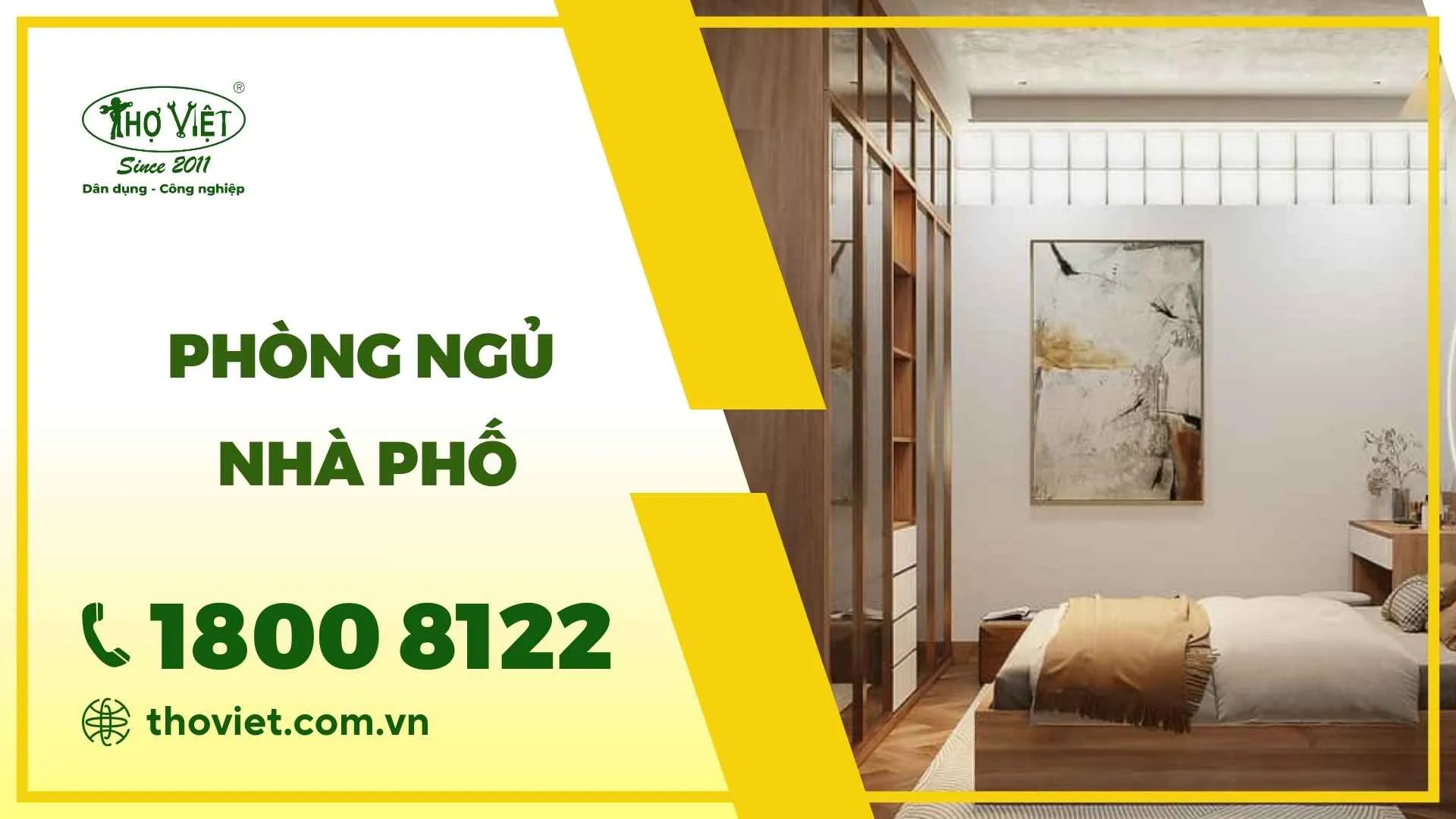 Phòng ngủ nhà phố