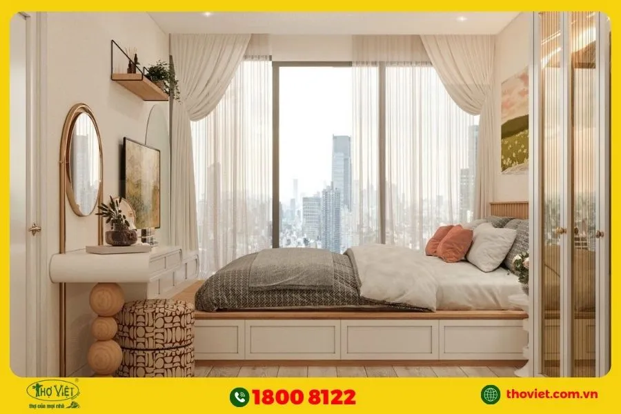 Thiết kế căn hộ chung cư 4 phòng ngủ