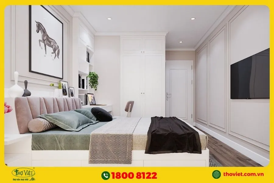 Thiết kế căn hộ chung cư 4 phòng ngủ