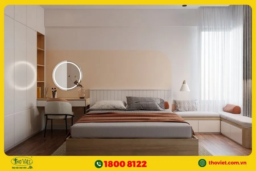 Thiết kế căn hộ chung cư 4 phòng ngủ