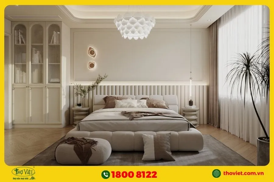 Thiết kế căn hộ chung cư 4 phòng ngủ hiện đại