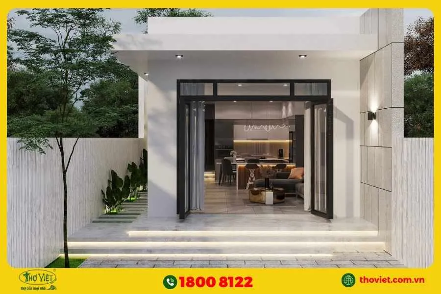 Thiết kế nhà ngang 4m dài 20m