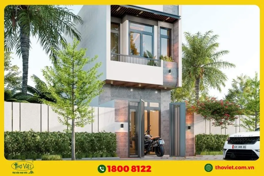 Thiết kế nhà ngang 4m dài 20m
