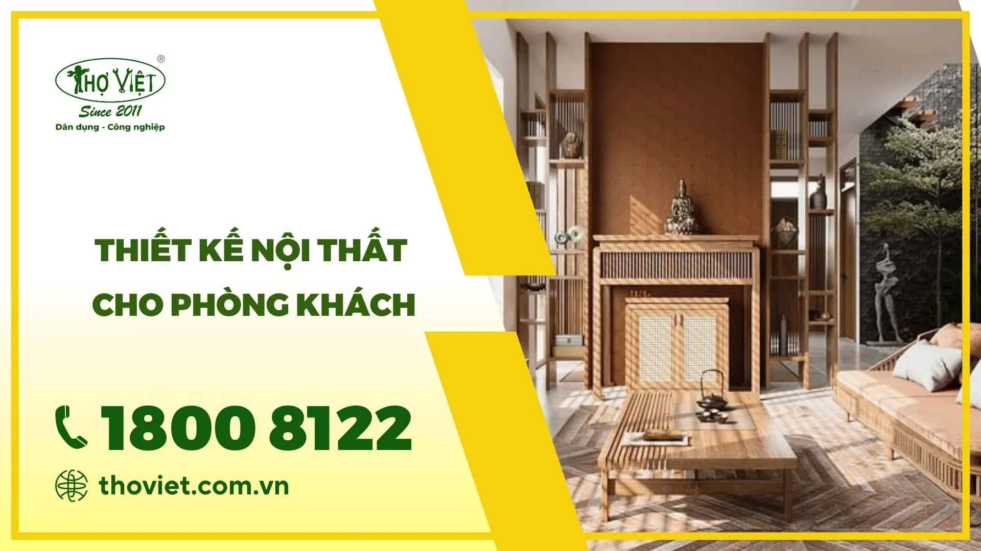 Thiết kế nội thất cho phòng khách