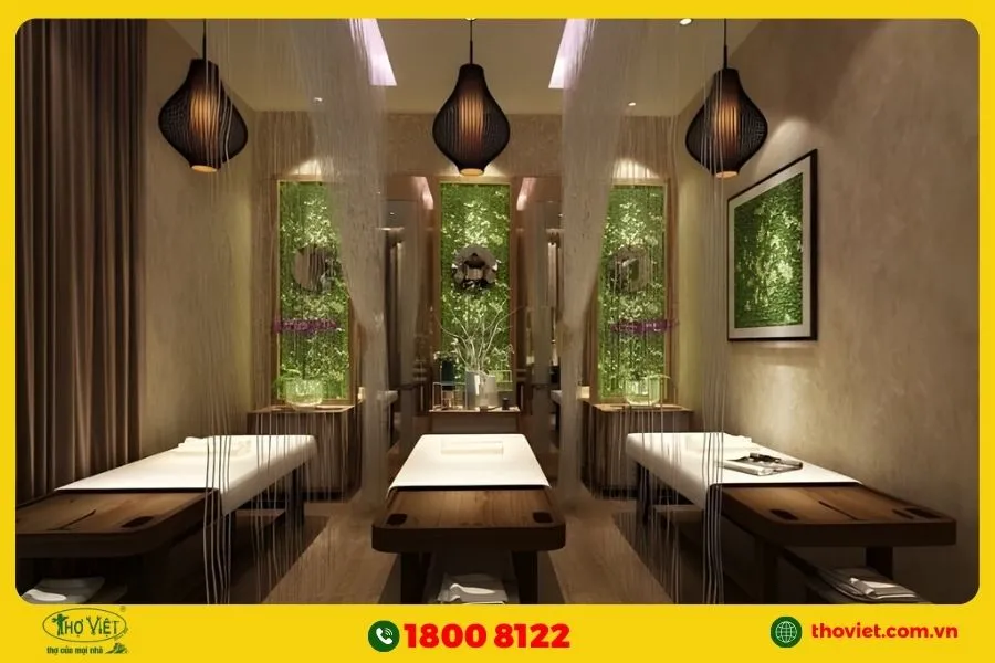 Thiết kế nội thất Spa phong cách Bali