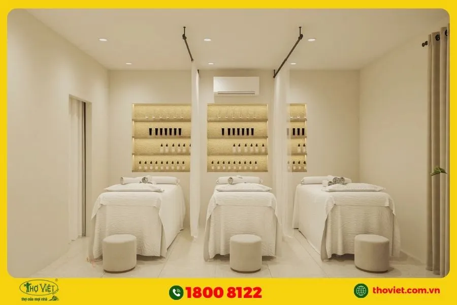 Thiết kế nội thất Spa phong cách tối giản