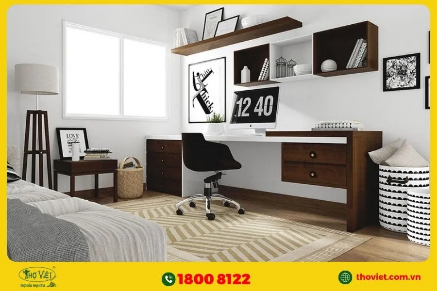Vì sao nên làm phòng ngủ có bàn làm việc?