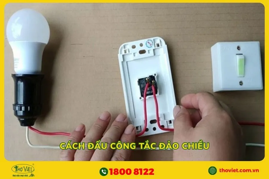 Cách đấu công tắc đảo chiều