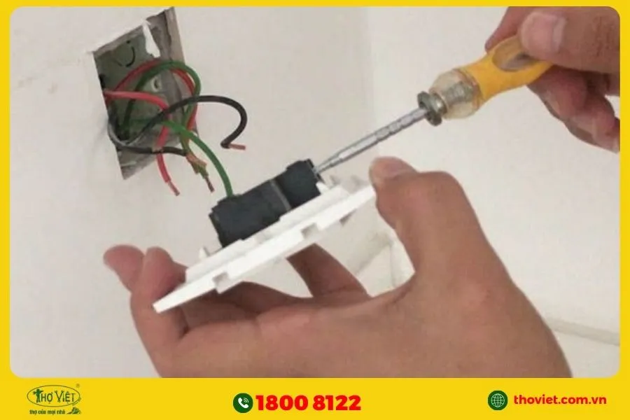 Cách đấu công tắc điện âm tường