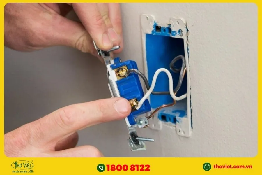 Cách đấu công tắc điện đơn