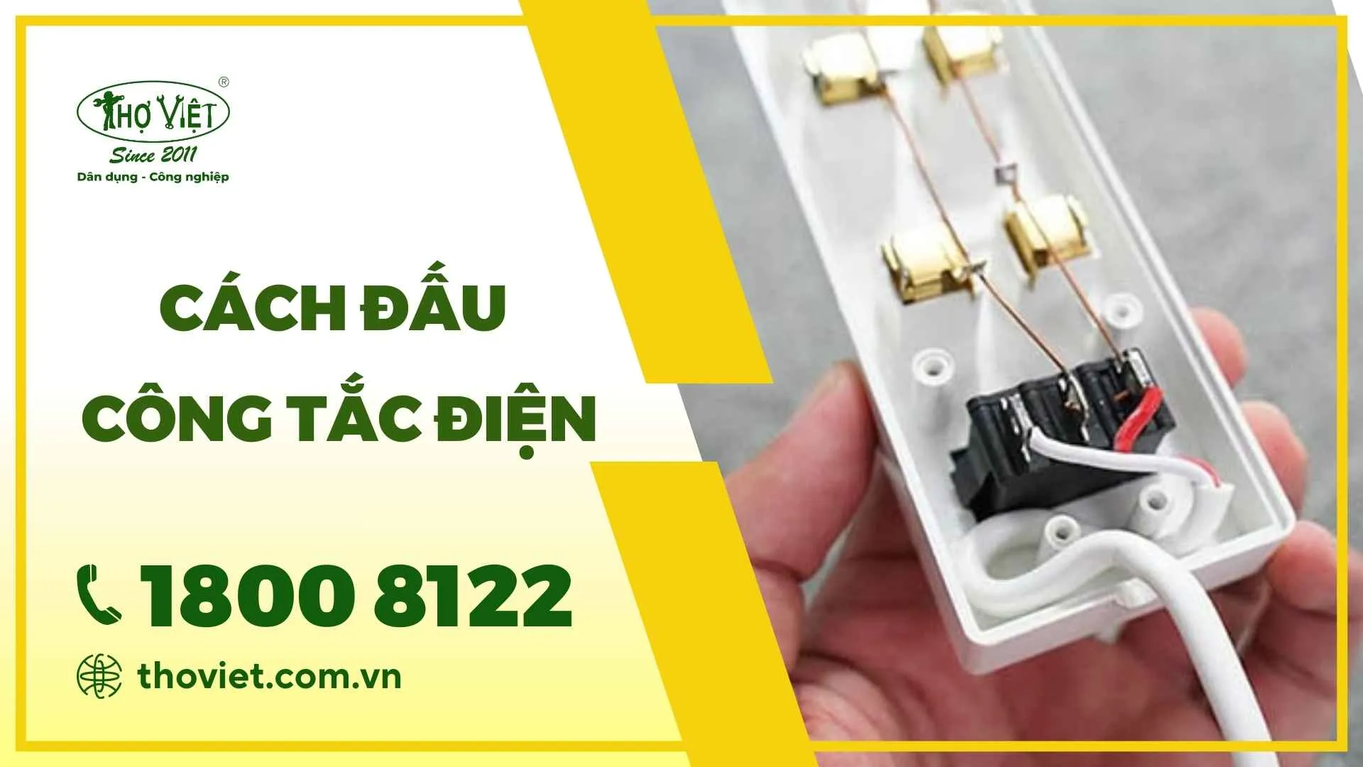 Cách đấu công tắc điện
