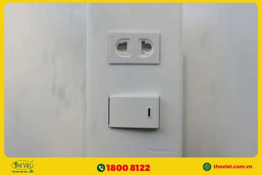 Cách đấu công tắc điện có 1 công tắc và 1 ổ cắm