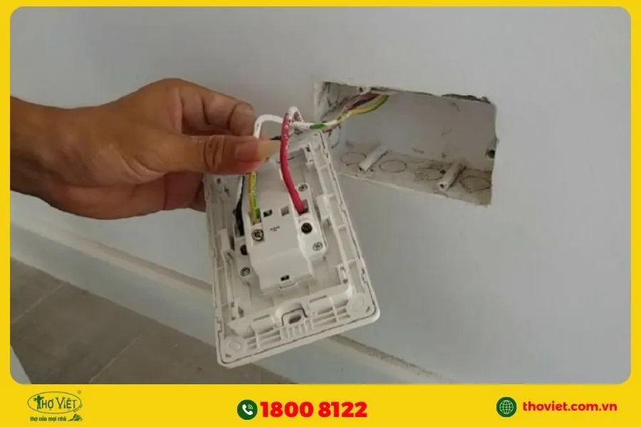 Cách đấu ổ điện 3 ổ cắm âm tường