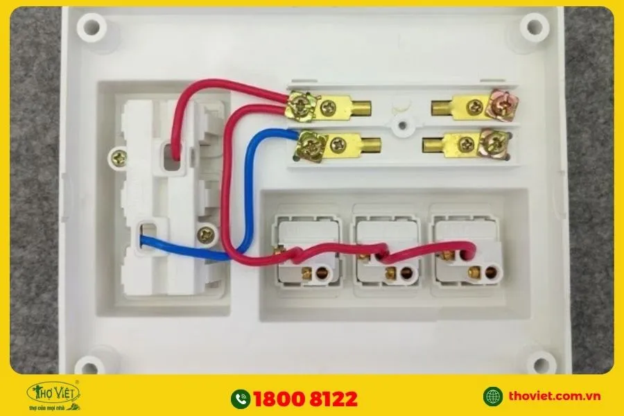 Cách đấu ổ điện 3 ổ cắm dây rời