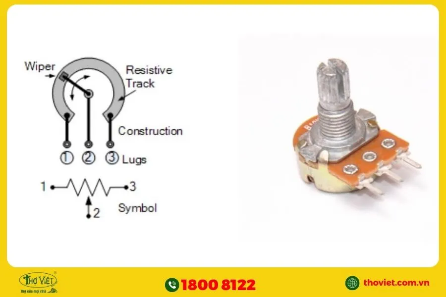 Chiết áp 3 chân là gì? 