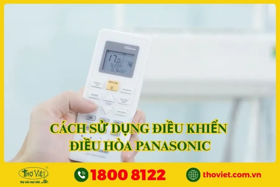 Cách sử dụng điều khiển điều hòa panasonic đơn giản, chi tiết