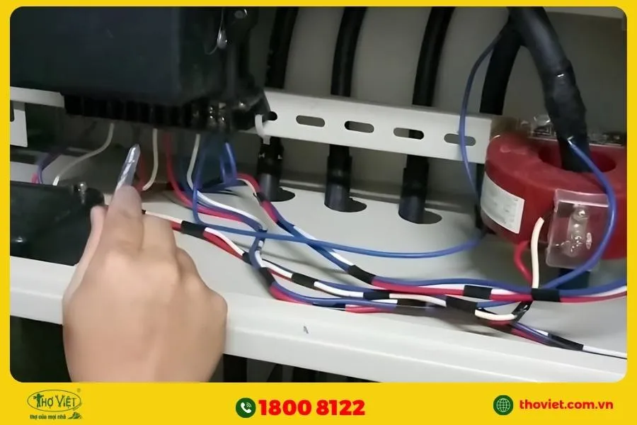 Cách đấu đồng hồ điện 3 pha gián tiếp