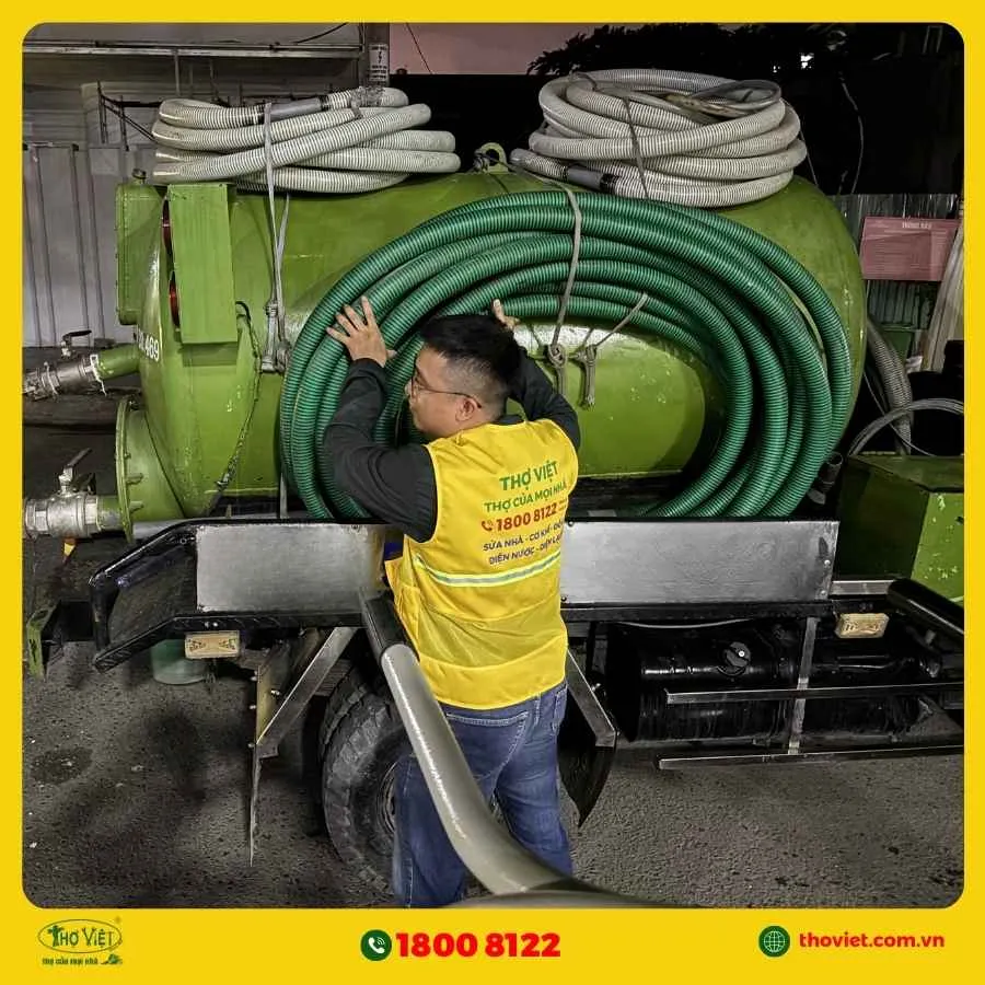 Hút hầm cầu Thợ Việt