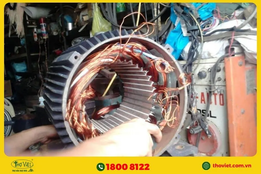 Không bảo trì motor điện  định kỳ