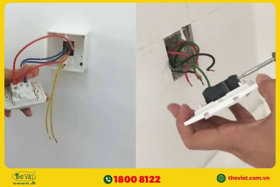 Lưu ý khi đấu ổ điện 2 công tắc 1 ổ cắm