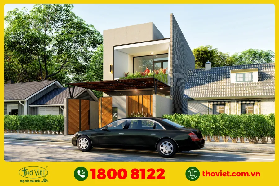 Thiết kế nhà 100m2 phong cách Scandinavian (Bắc Âu)