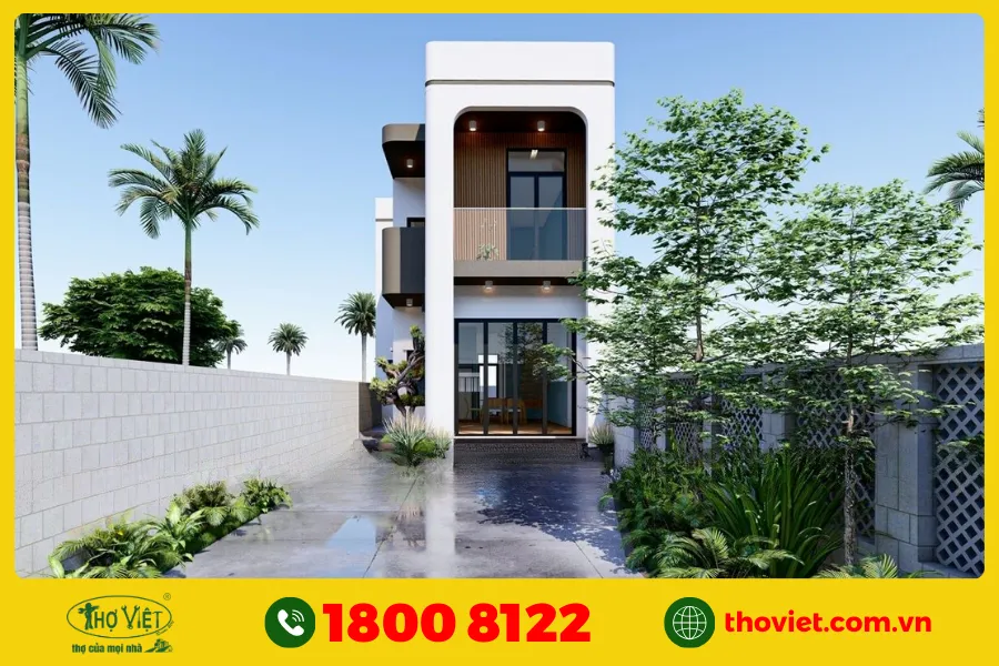 Mẫu thiết kế nhà 100m2 số 1