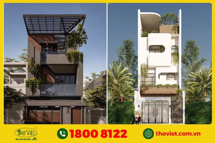 Mẫu thiết kế nhà 100m2 số 6