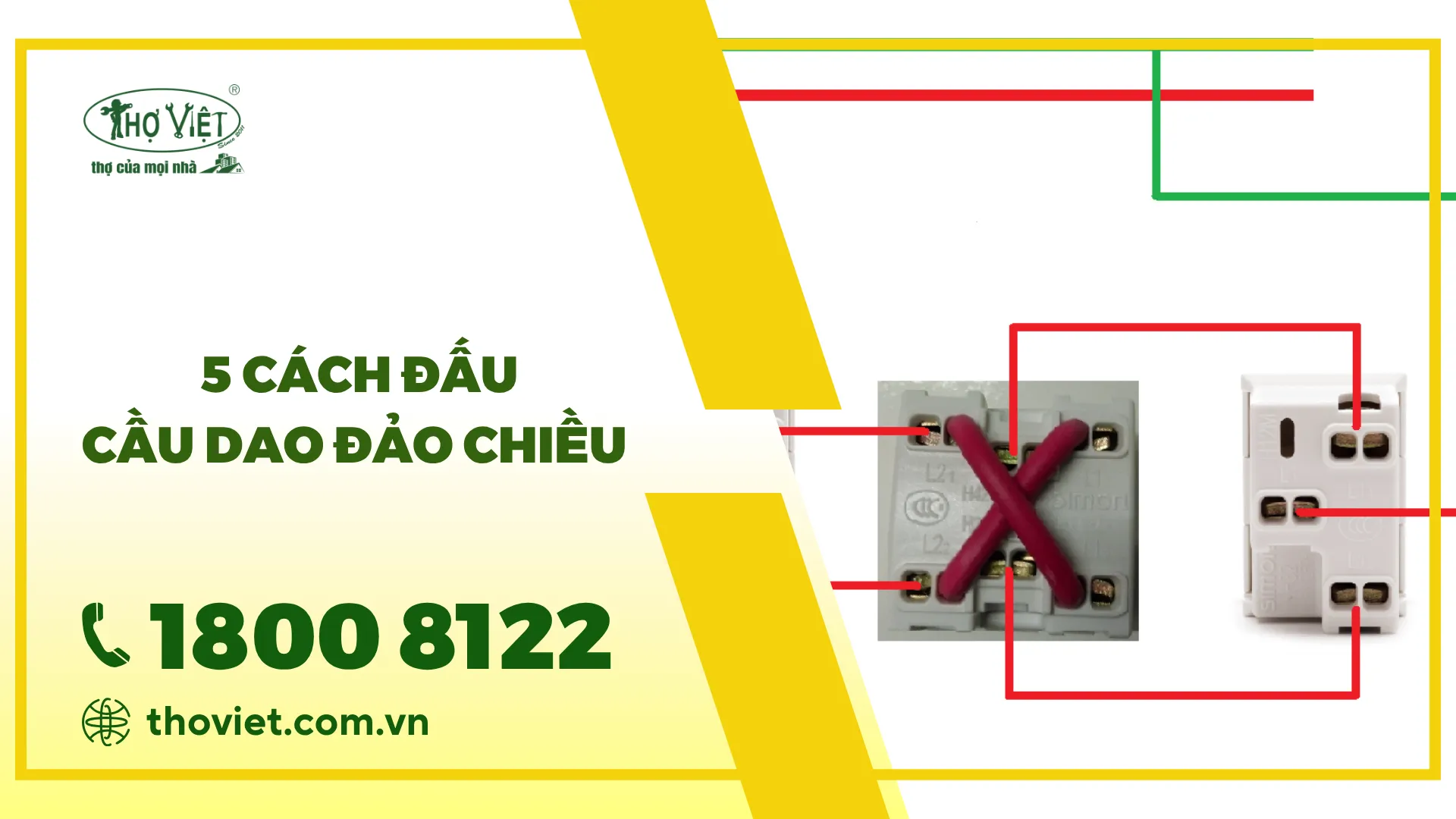 5 Cách đấu cầu dao đảo chiều mà không phải ai cũng biết