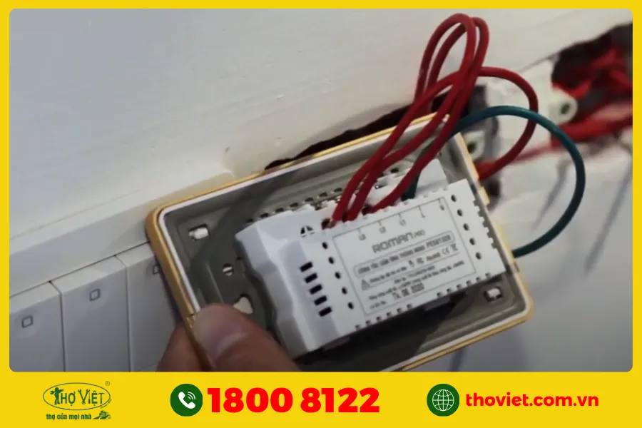 Cách đấu công tắc cảm ứng điện trong nhà