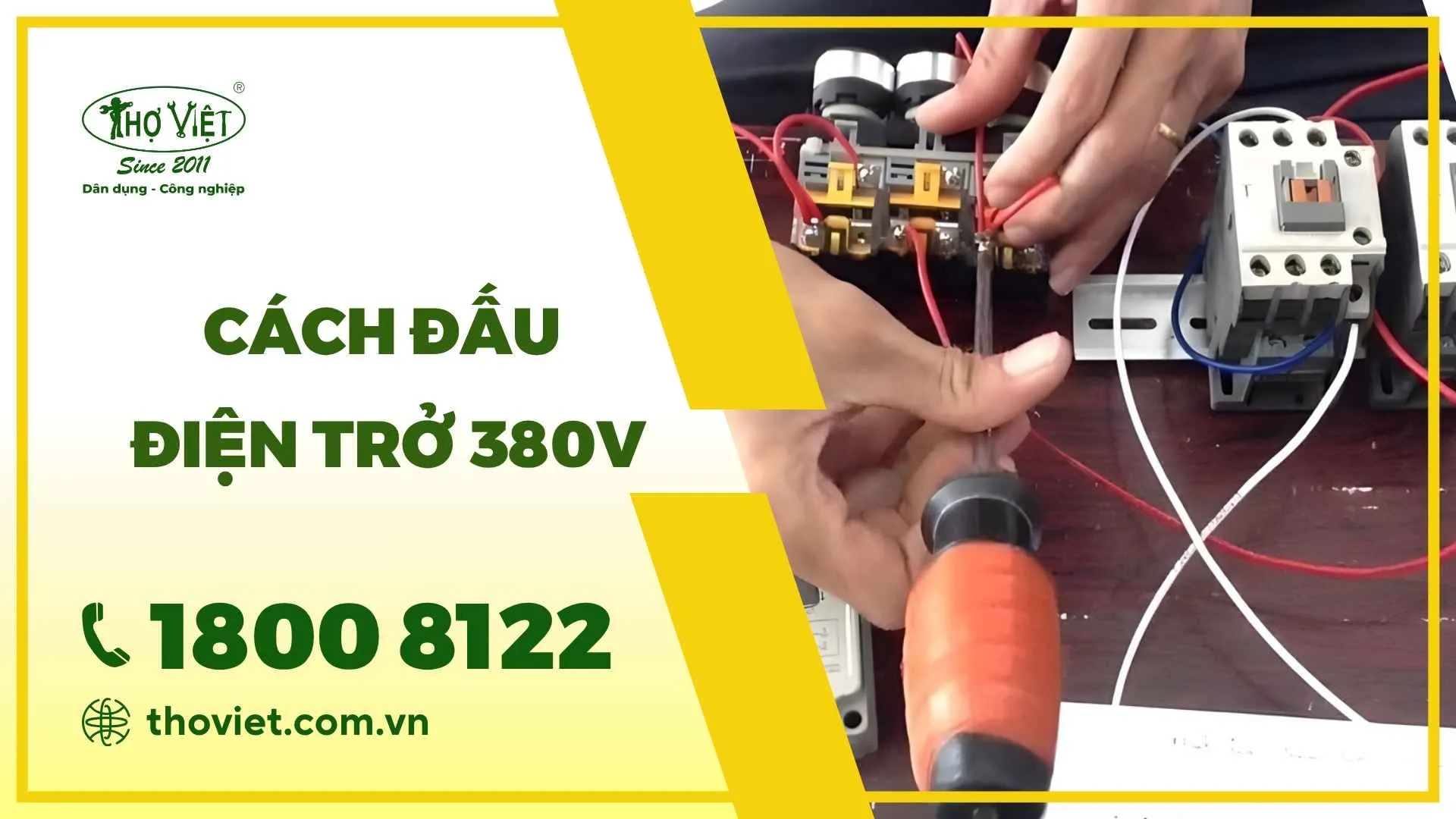 Cách đấu điện trở 380v