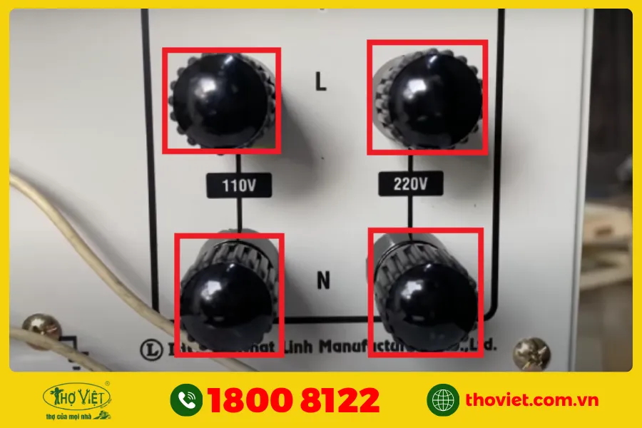 Đấu nối nguồn cấp