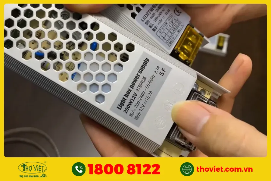 Cách đấu nguồn led tổ ong