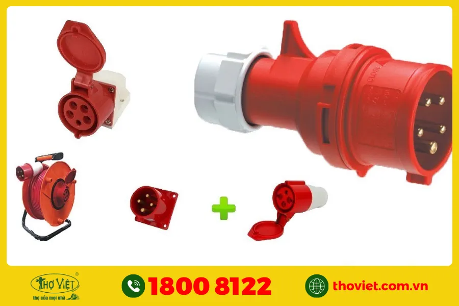 Ô cắm điện 3 pha 4 chấu là gì?