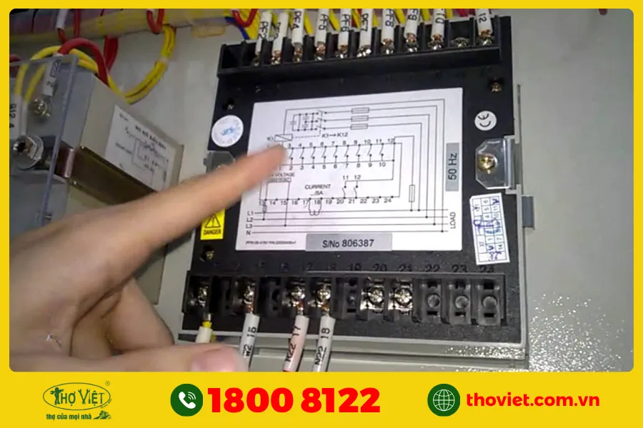 Sơ đồ tụ bù 1 pha