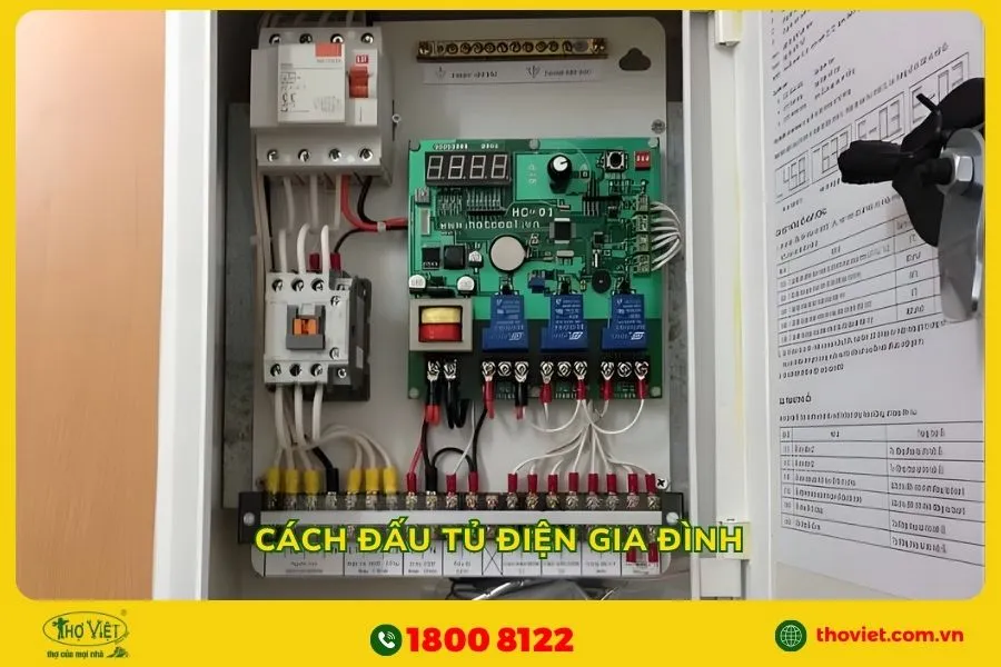 Cách đấu tủ điện gia đình
