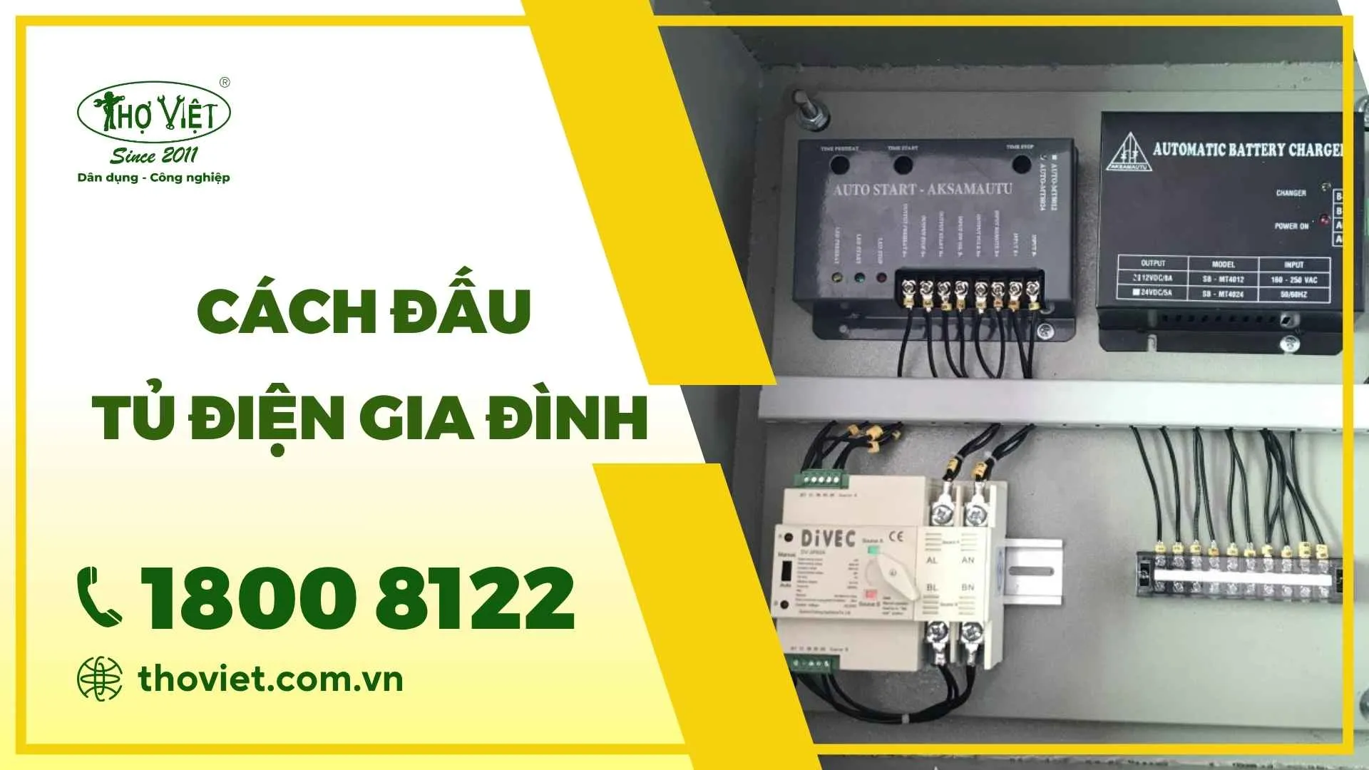 Cách đấu tủ điện gia đình